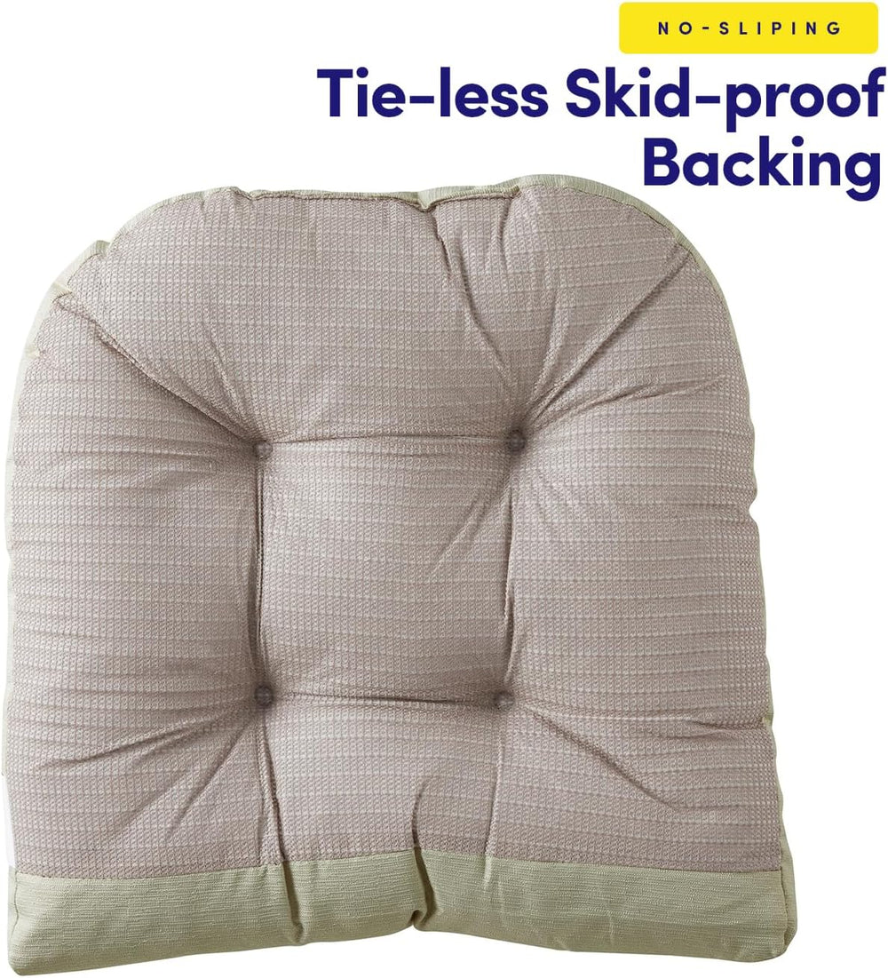 Rocking Chair Cushion Premium Pads Non Skid Slip Backed Set of Upper and Lowe...