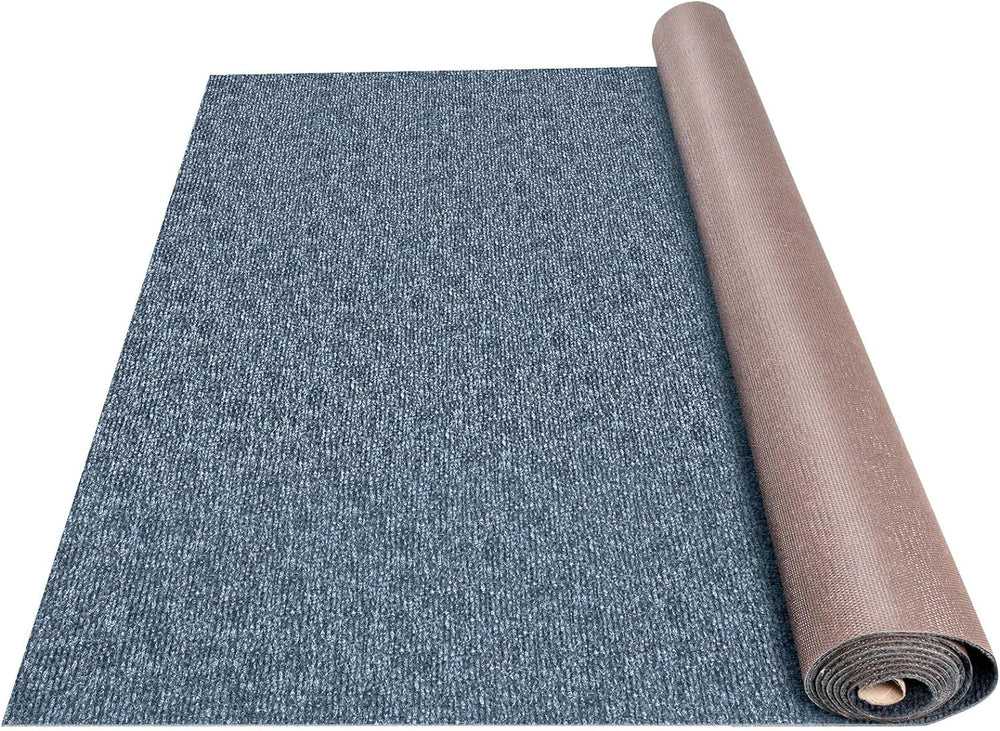 Happybuy 6 ft x 13 ft Gray Marine Boat Carpet Waterproof Indoor Outdoor Rug