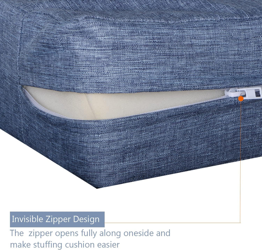 Patio Seat Cushion Covers,Washable Slip Covers Replacement,Waterproof Outdoor...