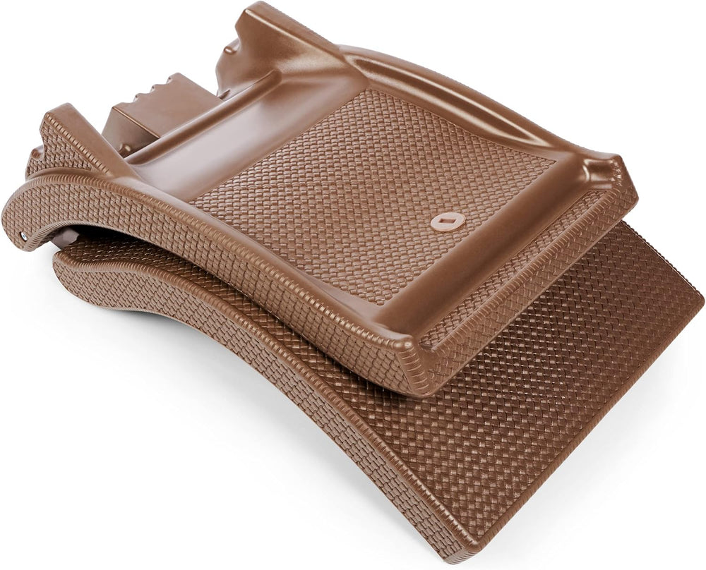 Pool Mate Luxury Swimming Pool Patio Chaise Lounge Chair, Brown