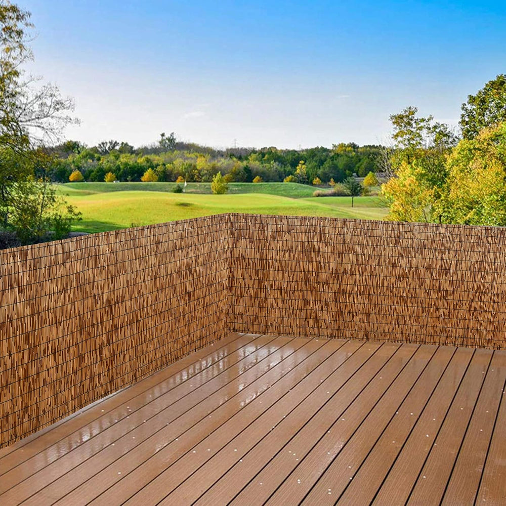 DearHouse Natural Reed Fencing, Eco-Friendly Reed Fence, 3.3 feet High x 13.3...