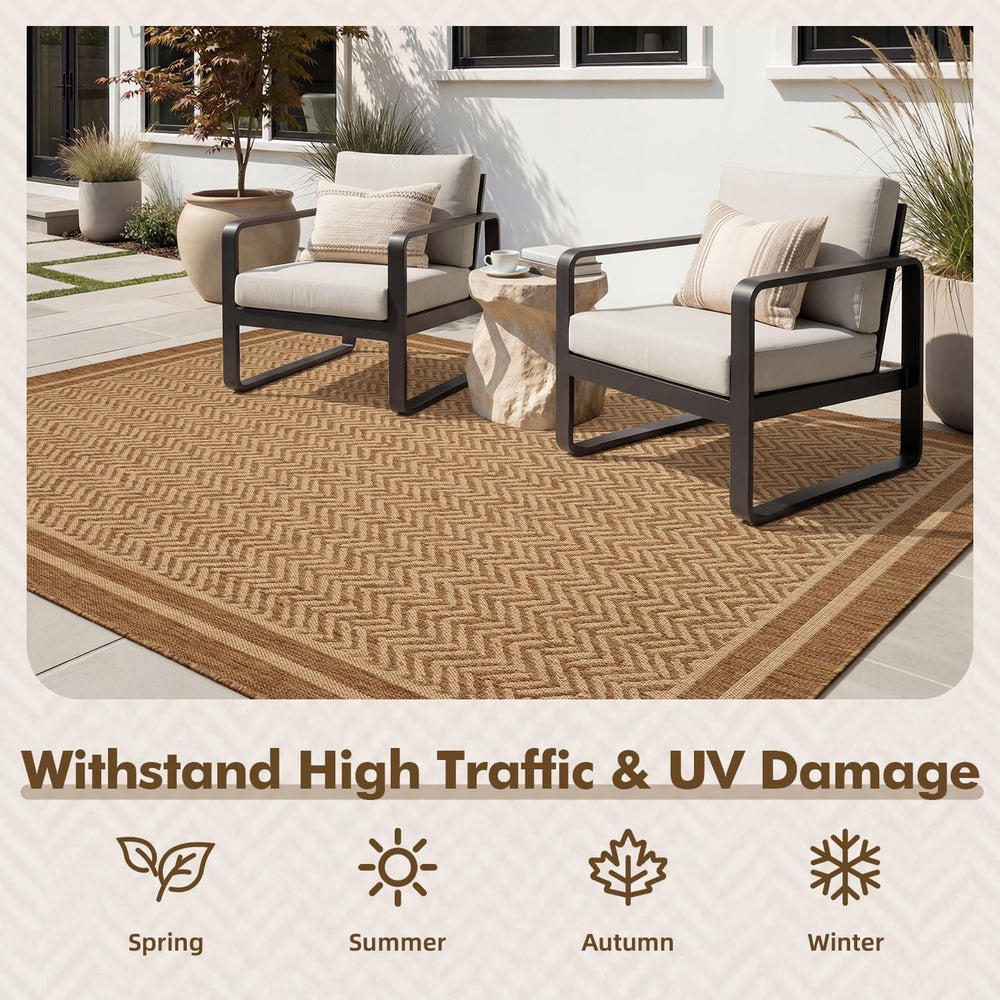 MontVoo-2x6 ft Indoor Outdoor Runner Rugs for Entryway Porch Hallway Kitchen ...