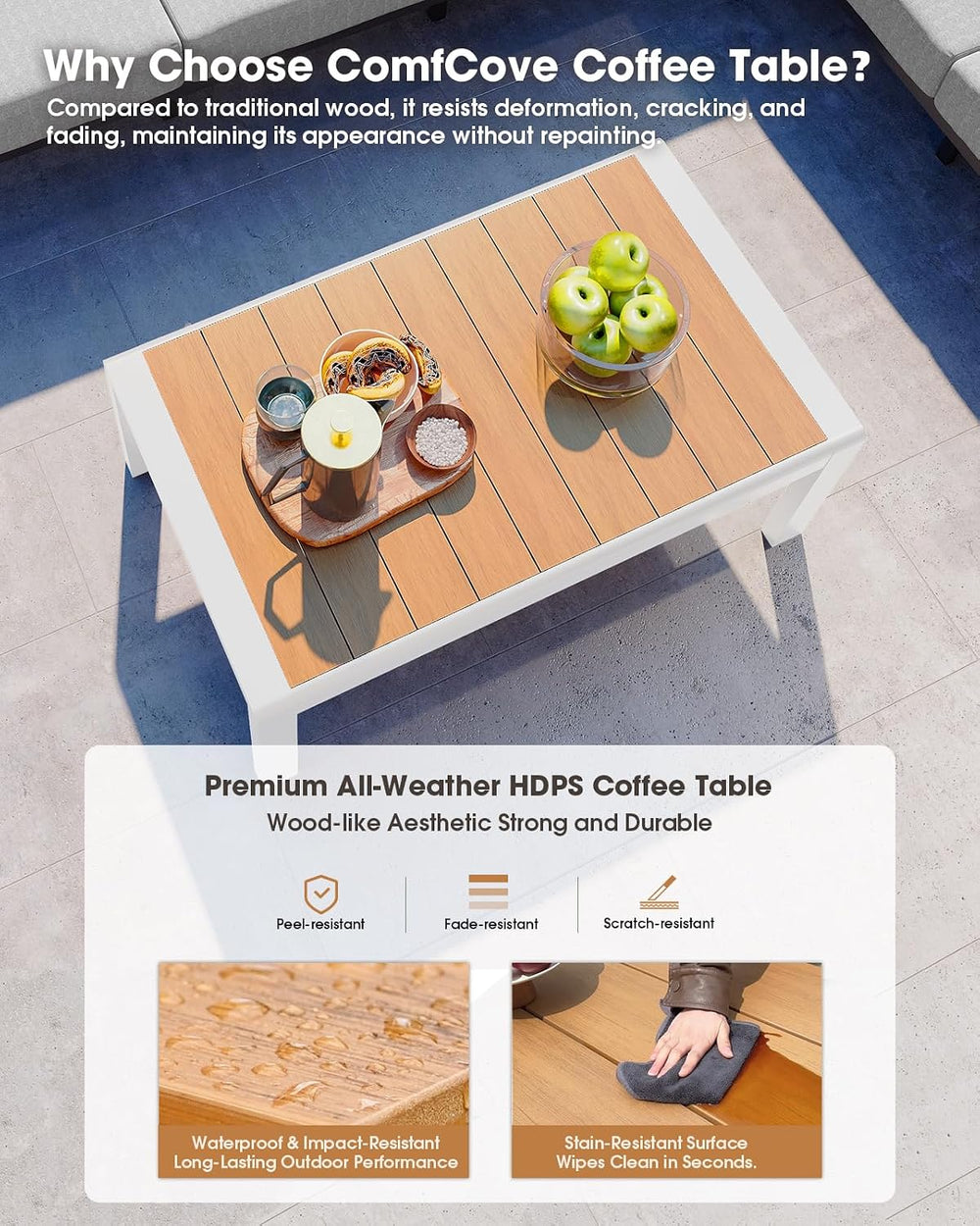 Aluminum Outdoor Patio Furniture Set 8 Seats, Outdoor Sectional Corner Sofa, ...