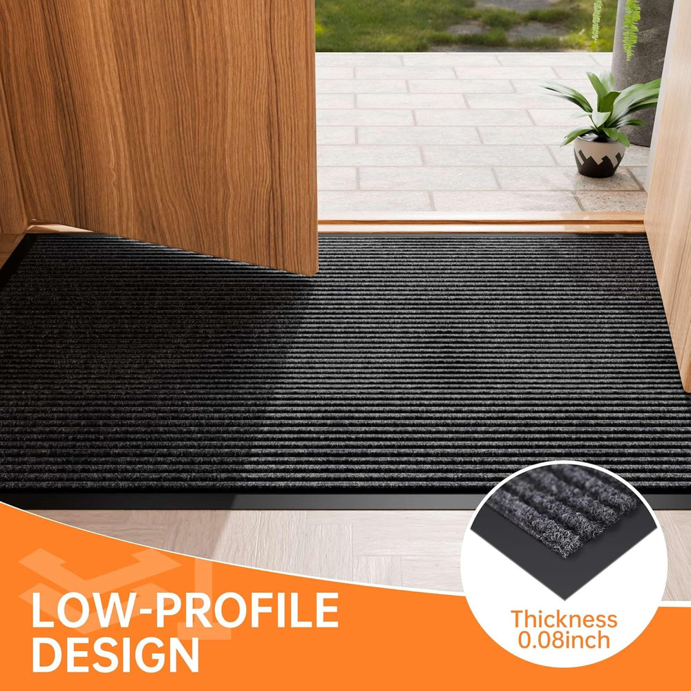 Front Door Mat Outside Entrance, Dirt Trapper Doormat 48" x 24"
