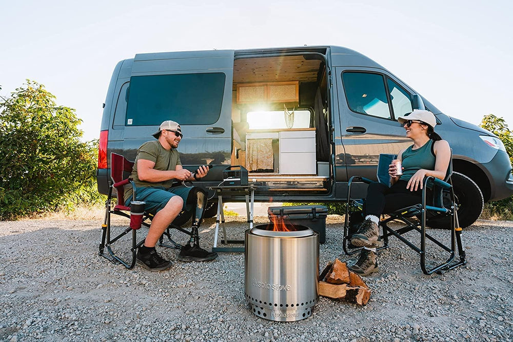 Solo Stove Ranger 2.0 15" Smokeless Fire Pit with Stand | Portable Fire Pit