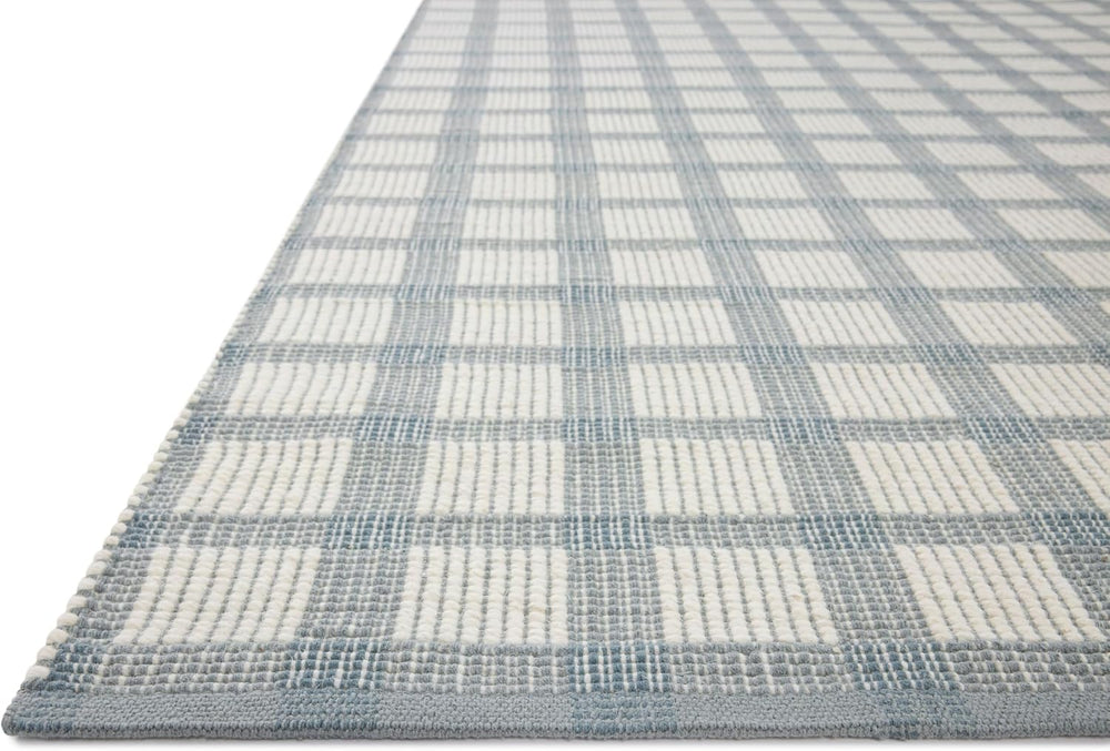 Loloi Magnolia Home Ryder Blue/Ivory 9'-3" x 13' Area Rug