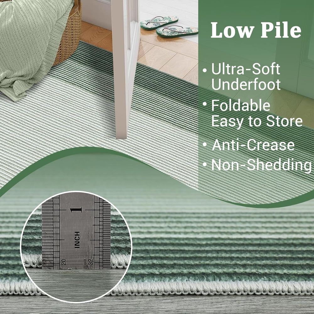 GarveeHome Area Rugs 9x12 Living Room Rug, Modern Bordered Machine Washable R...