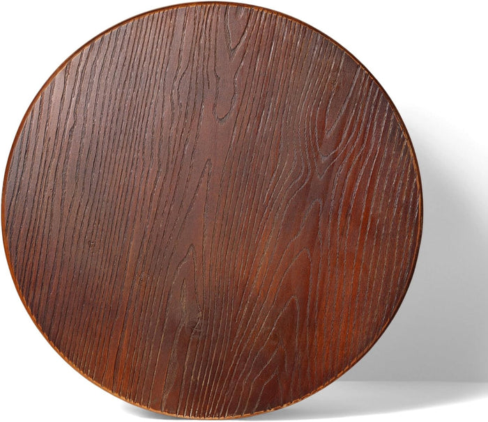 Farmhouse Round Wooden Table Top 19.7" DIY for Bistro Table Breakfast Table Pub Table Bar Table Durable Solid Pine Wood (Pine Wood, 50cm)