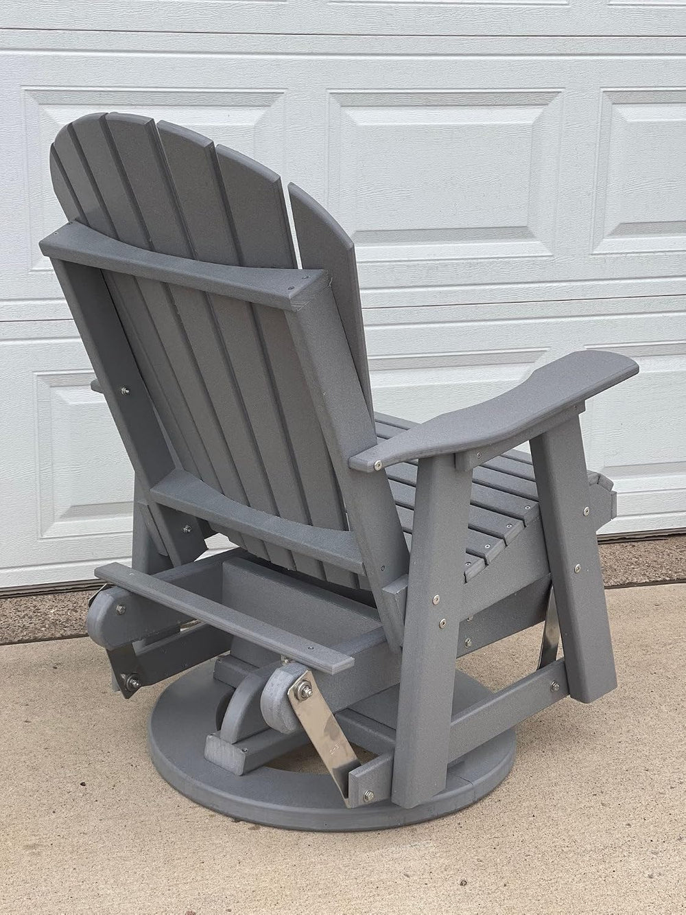 Phat Tommy Glider for Outside Patio - Outdoor Swivel Glider Chair - Poly Outd...