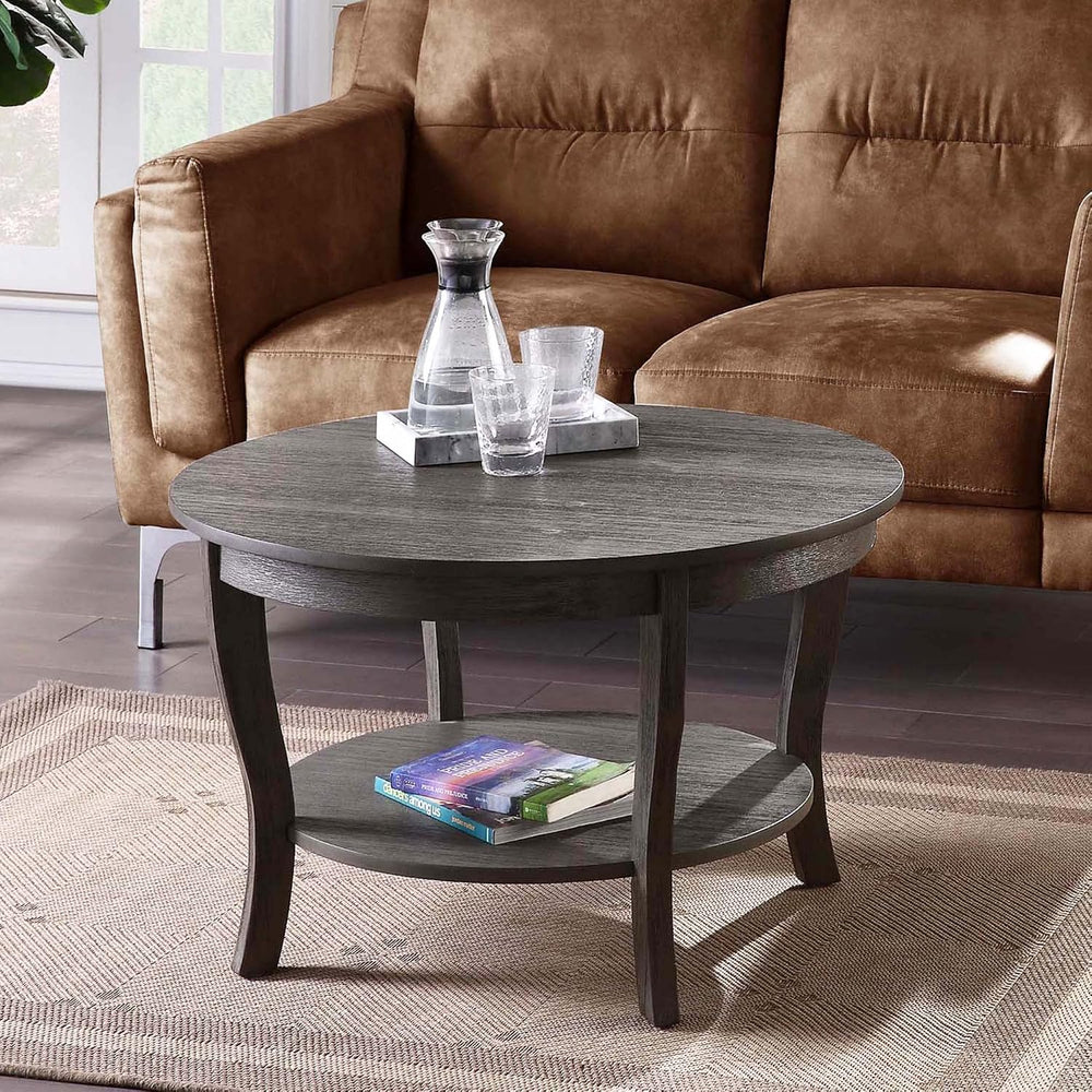 Convenience Concepts American Heritage Round Coffee Table 30" - Classic ...
