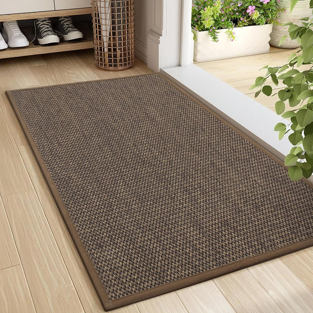 LEKEEPGO Door Mat 24"x36", Non Slip Door Mat Indoor Entrance, Rubbe...