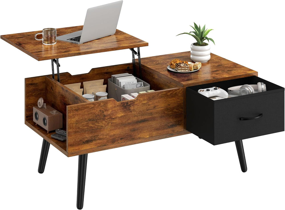 Yaheetech Coffee Table with Storage,39.5'' Lift Top Coffee Table,Hidd...