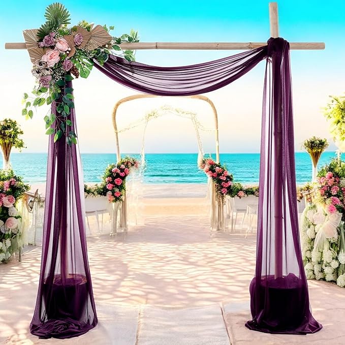 MDS Halloween Chiffon Draping Fabric - 1 Panel, 30" Wide x 100ft Long - ...