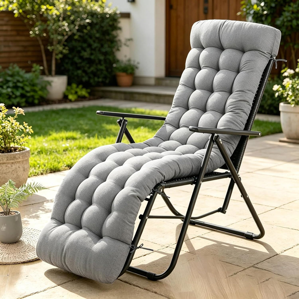 ERWUDEling Lounge Chair Cushion 67 x 19 Inch (Replacement Only) - 4" Thi...
