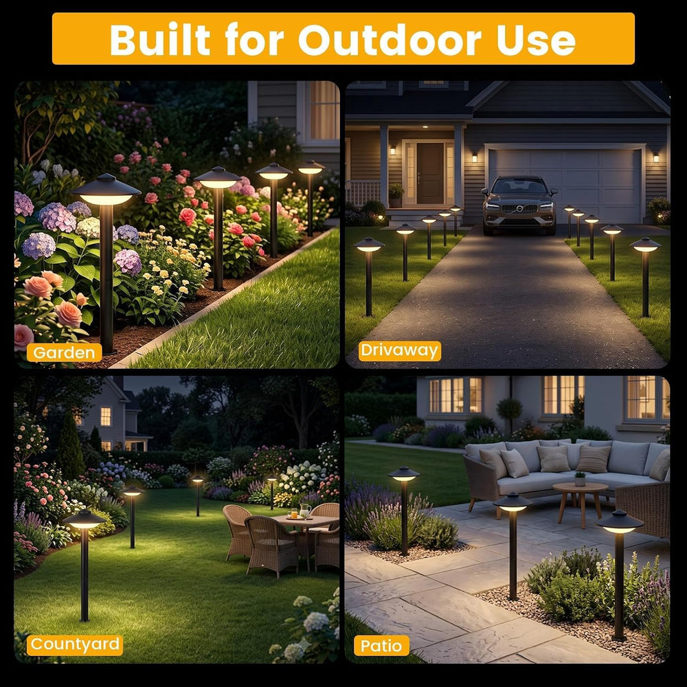 20.33 Inch Aluminum Low Voltage Landscape Lighting 2.7W LED Low Voltage Pathw...