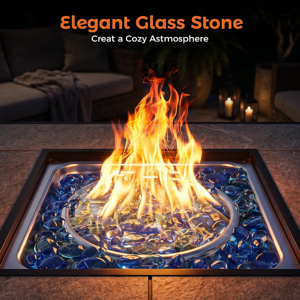 BALI OUTDOORS Propane Gas Fire Pit Table