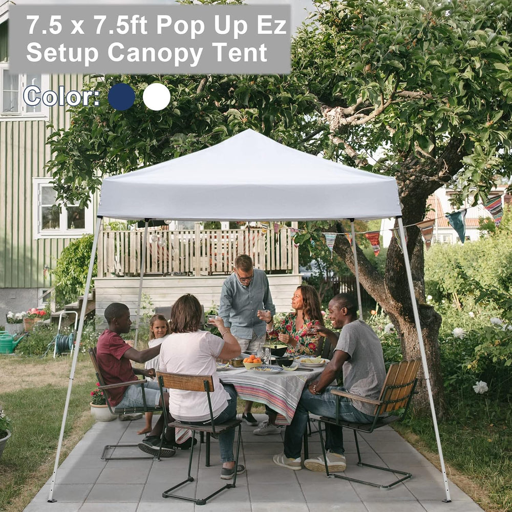 Outvita Outdoor Canopy 7.8x7.8' Pop Up Commercial Instant Gazebo Tent White