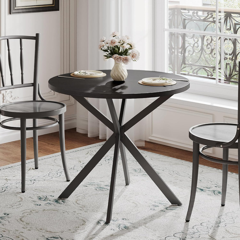 ChooChoo 31.5 Inch Round Dining Table for 2