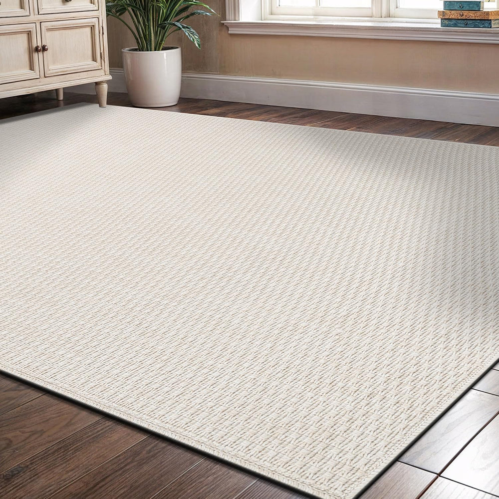 Easy Jute Rug 6x9 Indoor Outdoor Natural Rugs Solid Fiber Rug Woven Area Rug ...