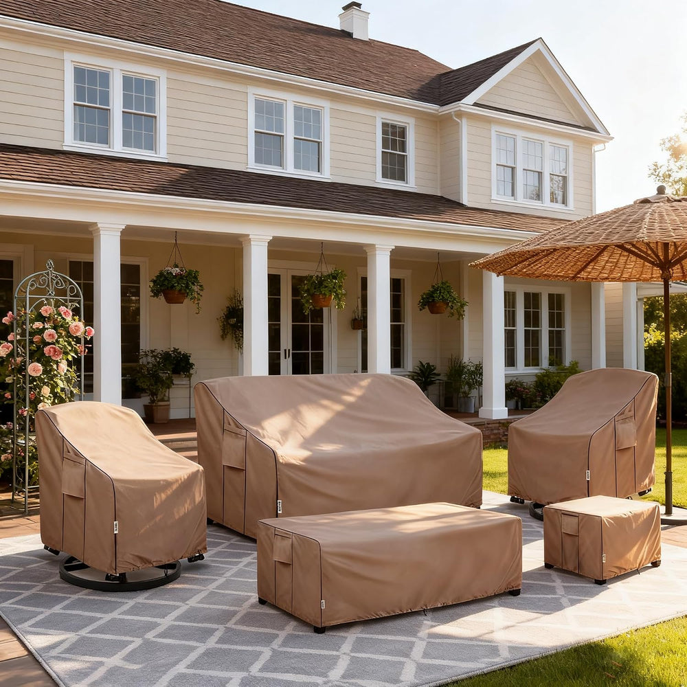 Patio Chair Covers for Outdoor Furniture Waterproof 2 Pack, Heavy Duty Waterp...