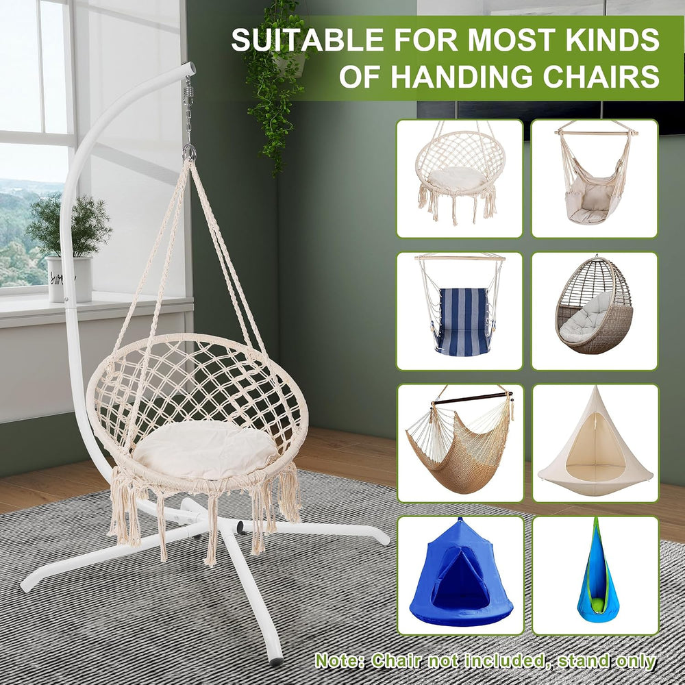 Elevon Hammock Chair Stand Only, Hanging Hammock Swing Stand for Outside with...