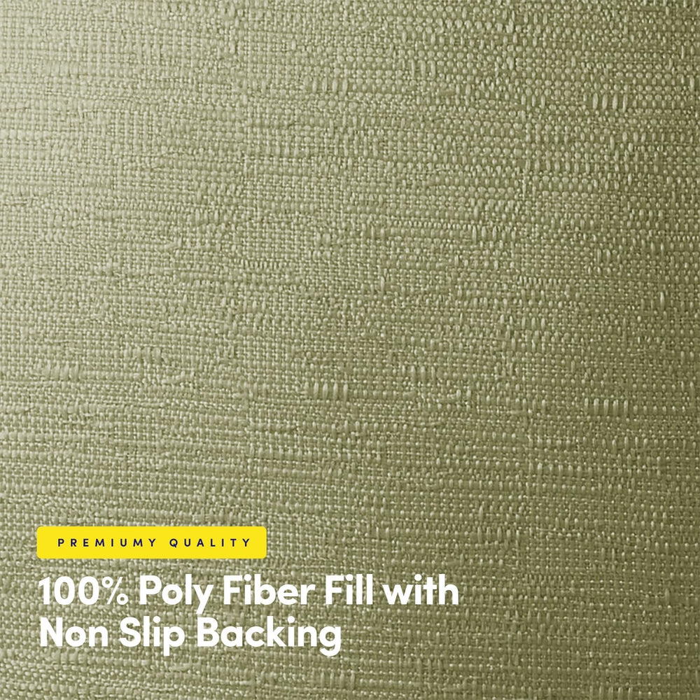 Rocking Chair Cushion Premium Pads Non Skid Slip Backed Set of Upper and Lowe...