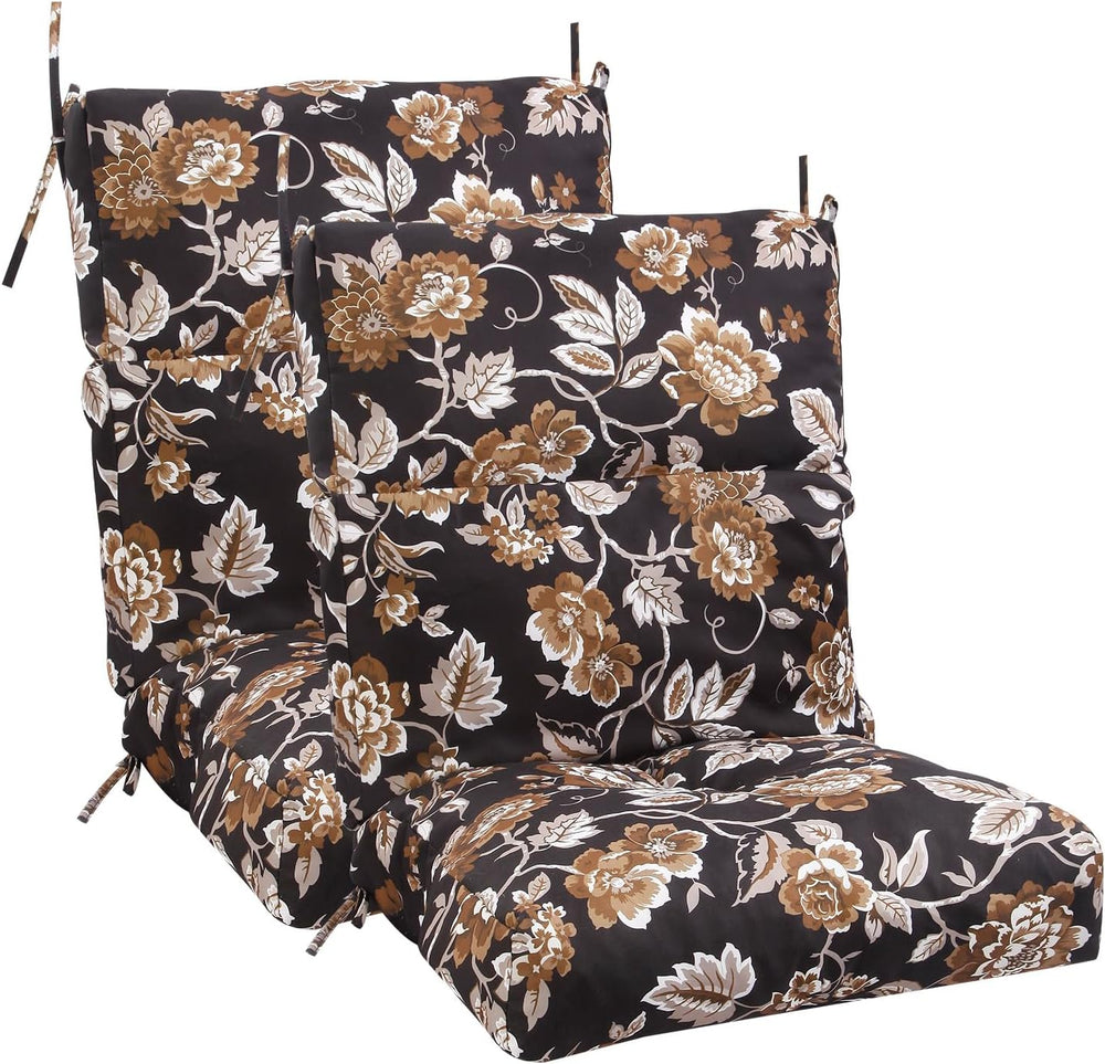 High Back Chair Cushion, 44" x 21" UV Resistant & Water-Rpellen...