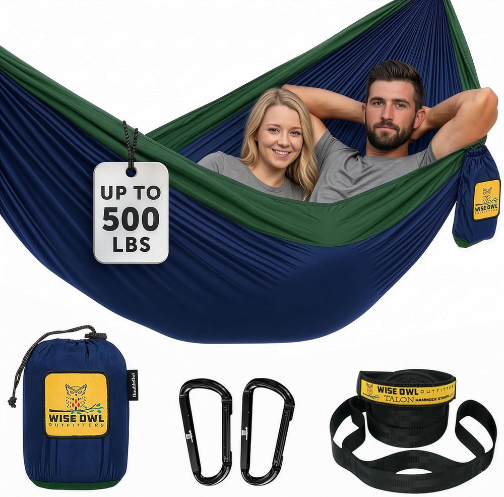 Wise Owl Outfitters Hammock for Camping Double Hammocks Gear for The Outdoors...