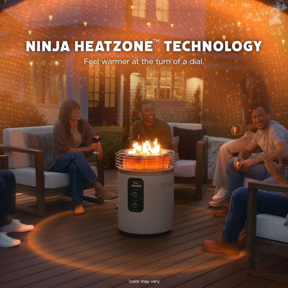 Ninja Fireside360 Fire Pit/Heater, 80,000 BTU, 3 Modes, Cyberspace