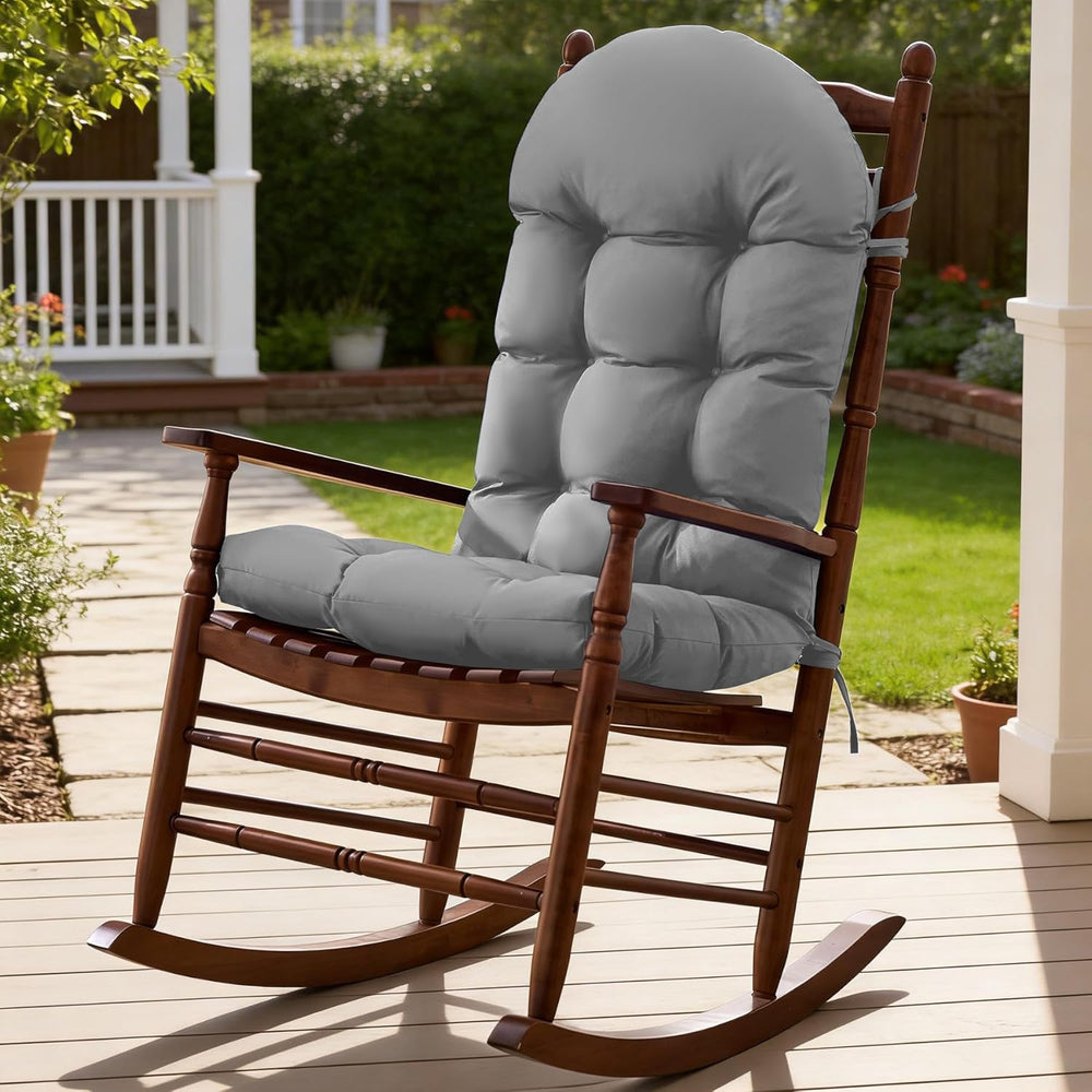 Rocking Chair Cushions, Indoor/Outdoor Adirondack Chair Cushion, Waterproof a...