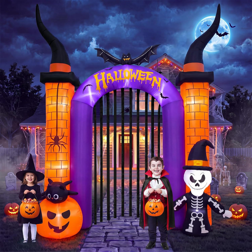 10.8FT Halloween Inflatables Archway Outdoor Decoration