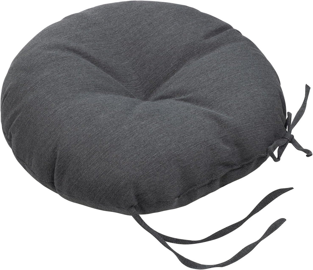 Magpie Fabrics 15" Round Bistro Seat Cushions with Ties, Set of 2, Water...