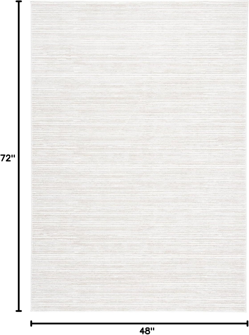 SAFAVIEH Vision Area Rug 4x6, Modern Tonal Ivory VSN606J