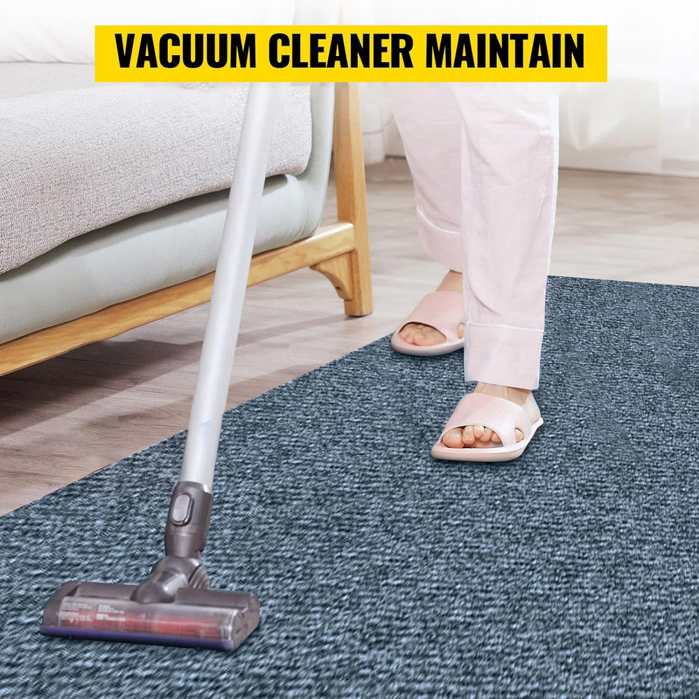 Happybuy 6 ft x 13 ft Gray Marine Boat Carpet Waterproof Indoor Outdoor Rug