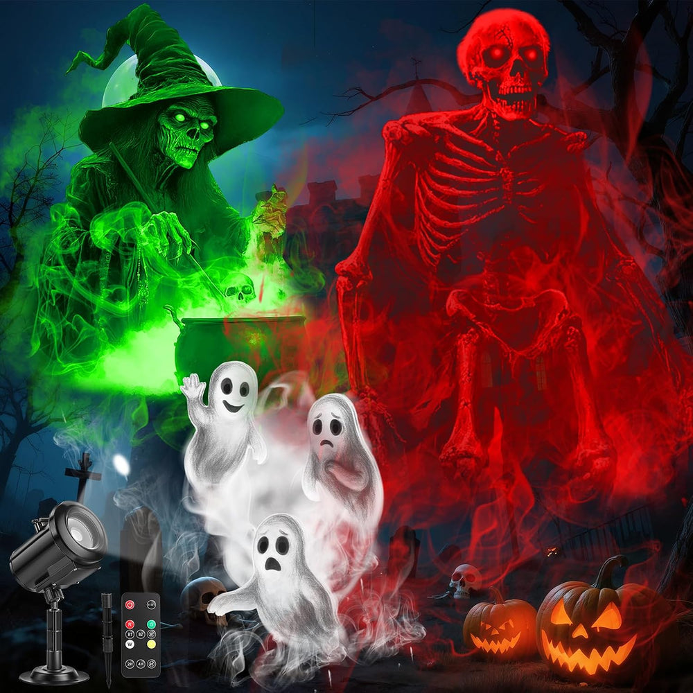 12 in 1 Halloween Ghost Projector Light Waterproof Outdoor Decor