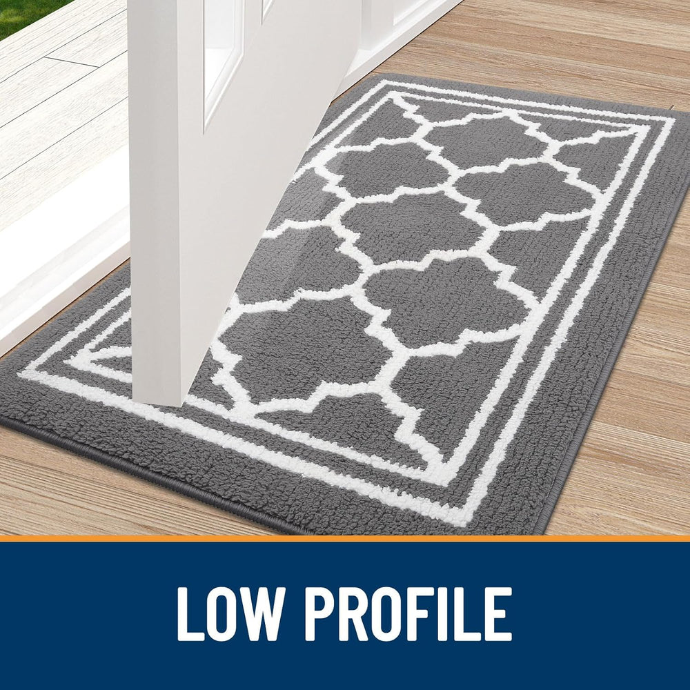 Buganda Indoor Door Mat, Dirt-Resistant and Absorbent Doormat, Anti-Slip, Low...