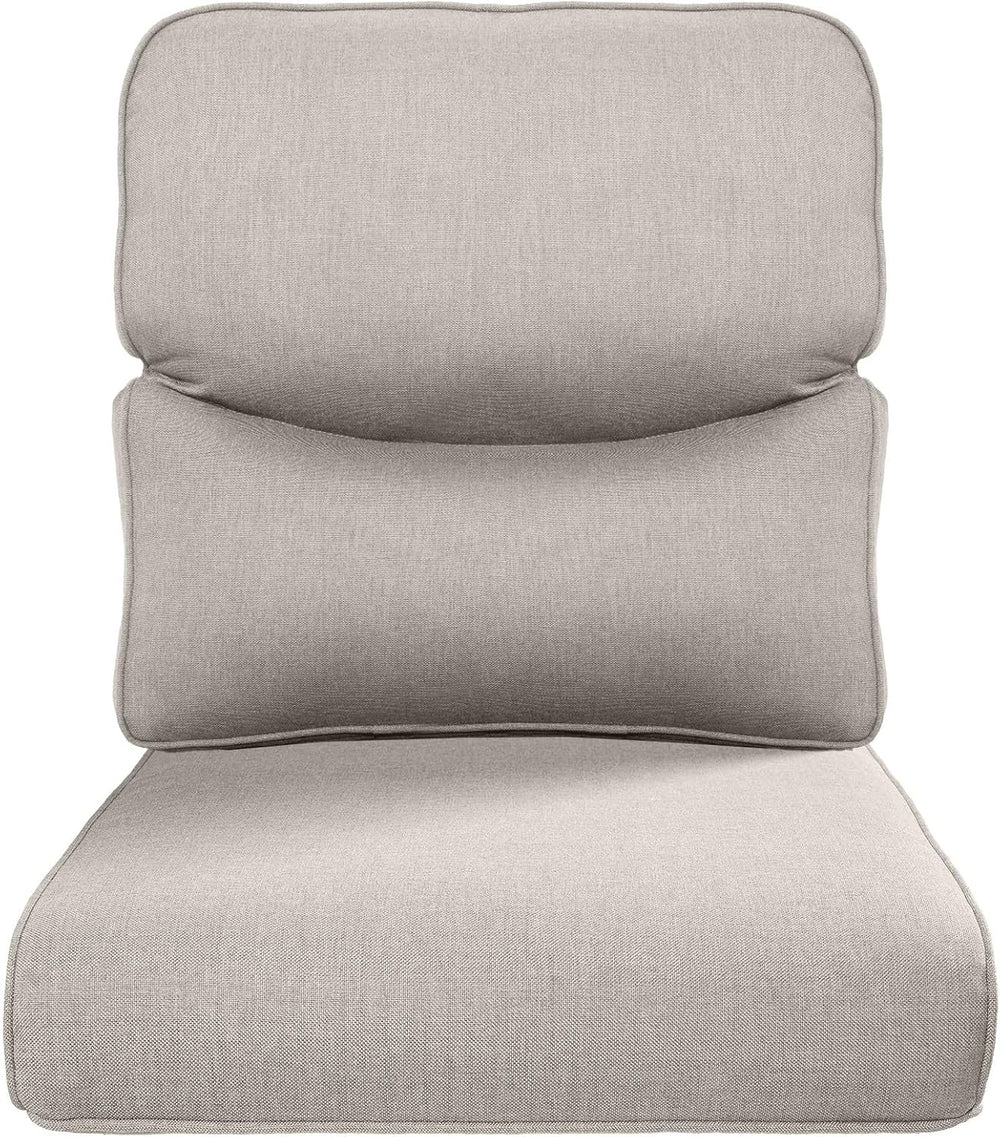 Pop 22x25/22x24 Outdoor Replacement Cushion - 1 Set High Back Deep Seat Patio...
