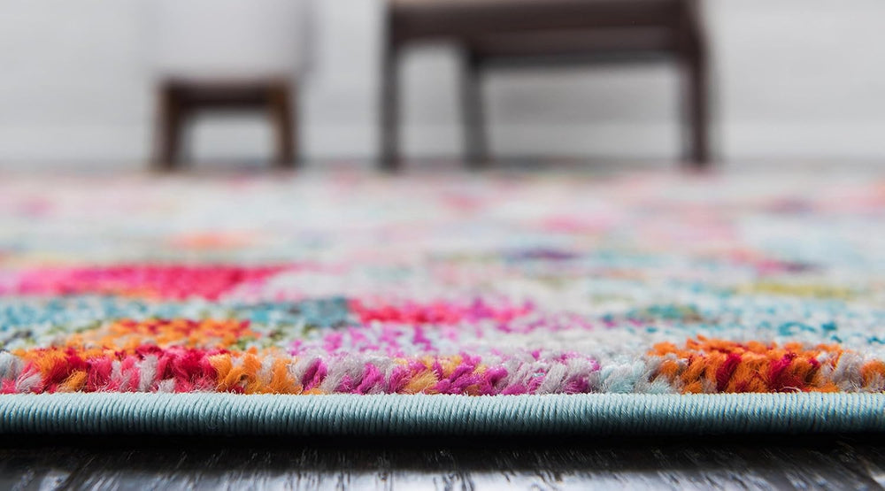 Unique Loom Chromatic Collection Area Rug - Champagne (8' x 10' Recta...