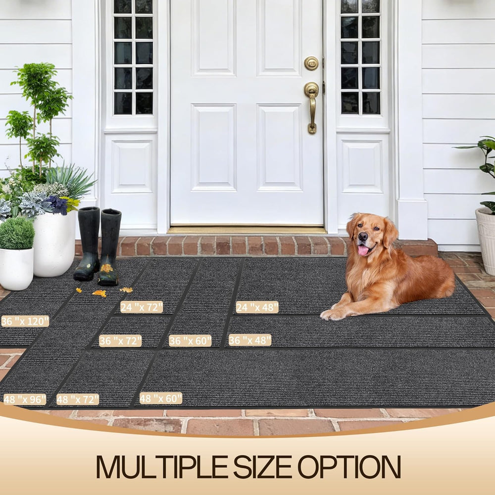 Amyracel Front Door Mat, Heavy Duty Waterproof Indoor Outdoor Doormat 3'x...