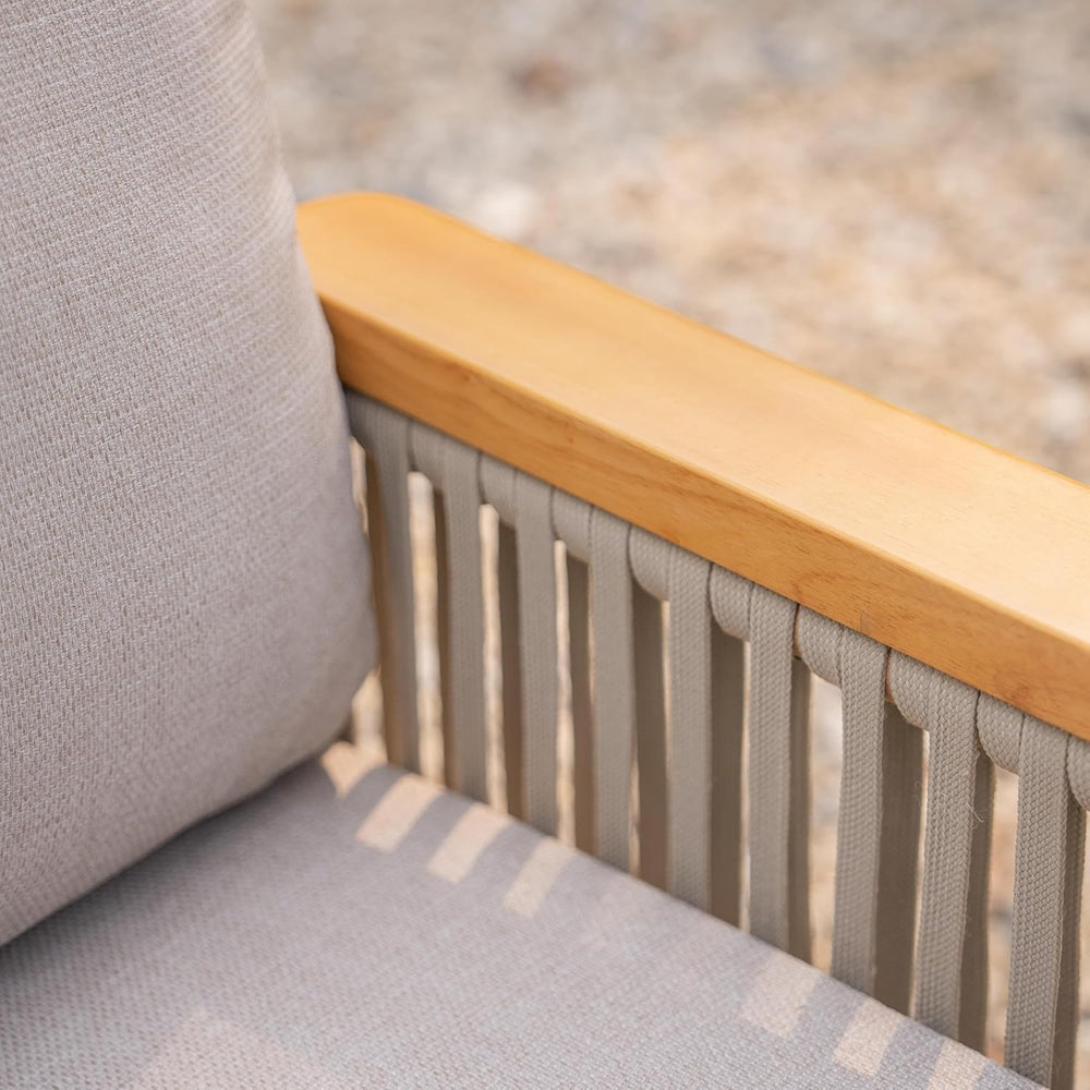 Acanva Moss Aluminum Outdoor Patio Furniture, Armchair