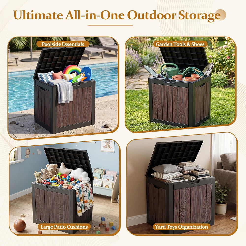 Outdoor Storage Deck Box (55 Gallon, Gen 2) UV-Resistant