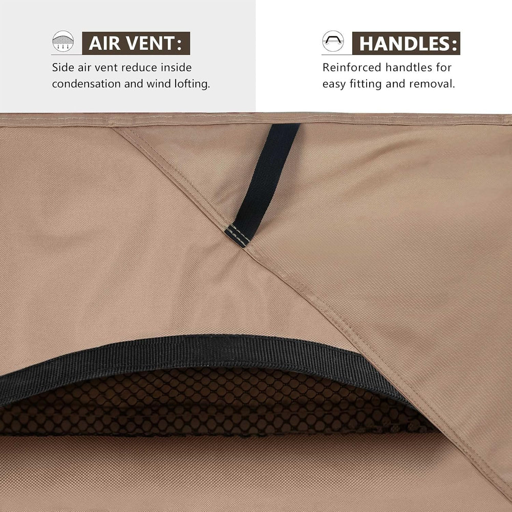 ULTCOVER Waterproof Round Patio Table Cover 76 inch