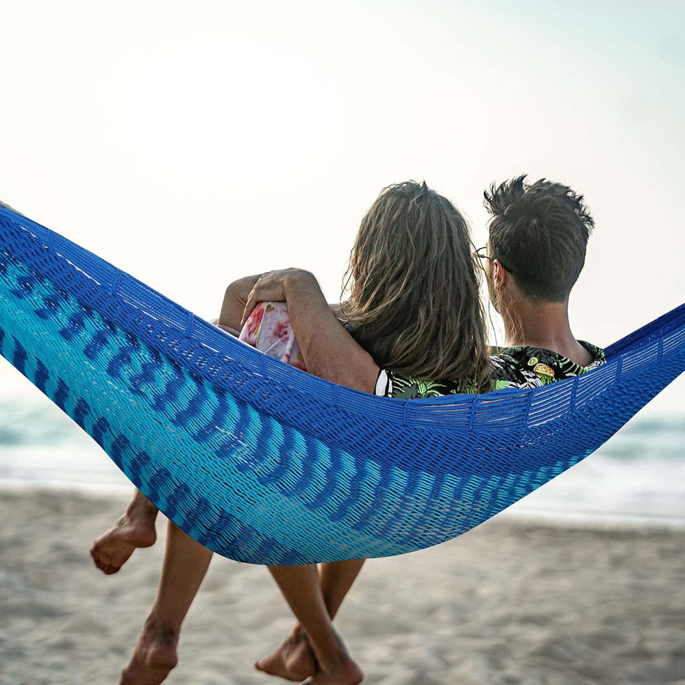 Lazy Daze XL Handwoven Mayan Hammock, 10.5FT Double Camping Hammocks