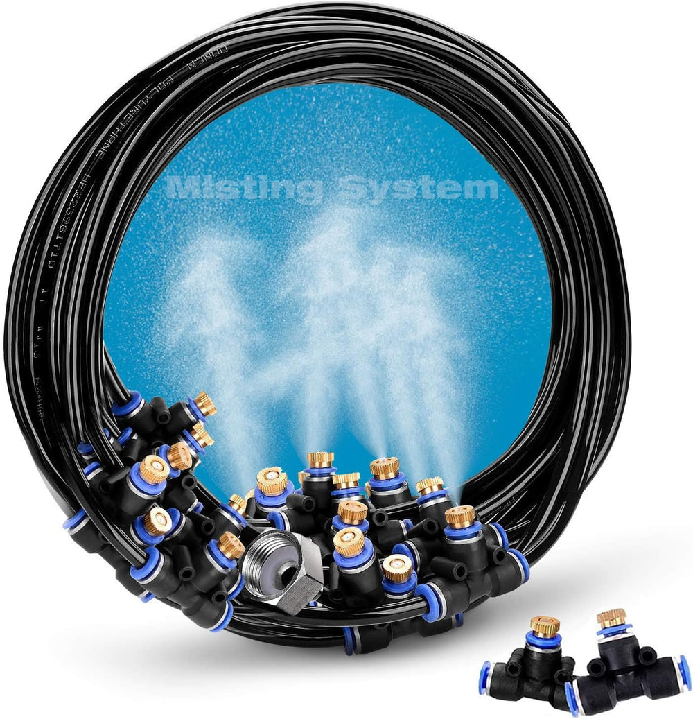 H&G lifestyles Patio Mister Outdoor Misters for Outside Patio Cooling 59FT