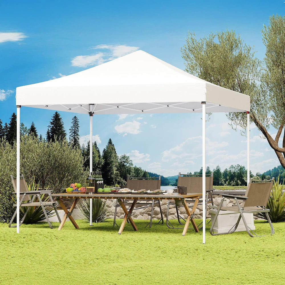 Shades 10x10 Pop Up Canopy, Heavy Duty Beach Tent with Carrying Bag for Easy ...