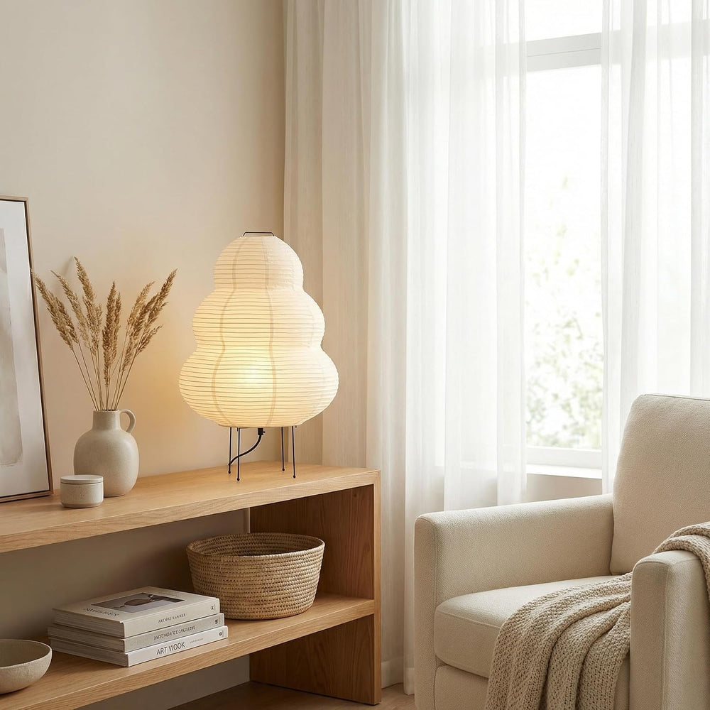 Akari Noguchi Rice Paper Lamp • Japanese Paper Lantern Lamp • Japanese Japand...