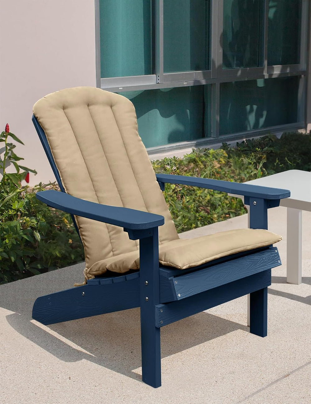 YEFU Adirondack Chair Cushion, 19.7x18.9x1.5 Cushions Set of 2, Light Brown