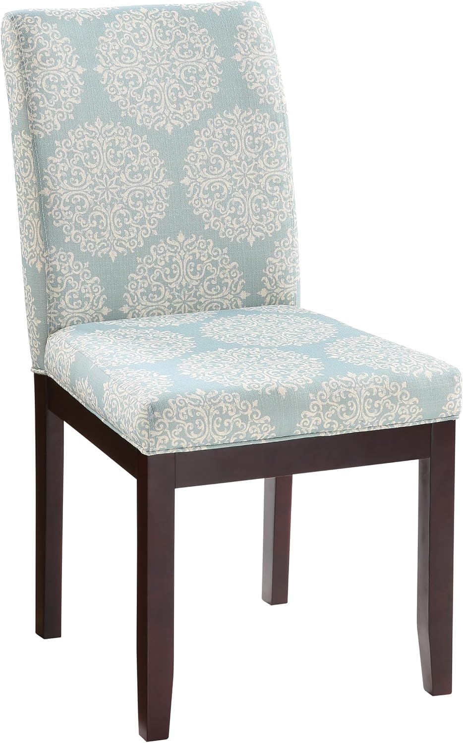 OSP Home Furnishings Dakota Upholstered Parsons Dining Chair with Espresso Fi...
