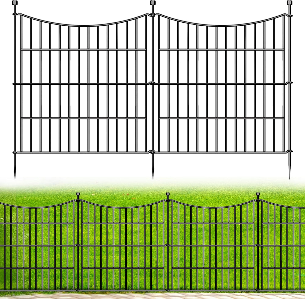 No Dig Dog Fence Outdoor for Yard, 24 in(H) X 10 ft(L)