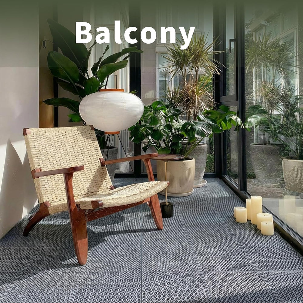 Fast-Drying Outdoor Decking for Garden, Kennel, Storage Shed, Basement, Garag...